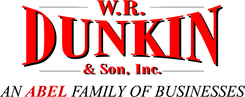 W.R. Dunkin Logo – Red w Black Text (an ABEL family of businesses)